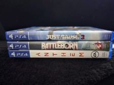 PS4 games bundle x 3 games just cause 3,  Battleborn, Anthem