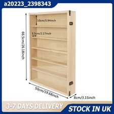 6-Tier Wooden Display Case