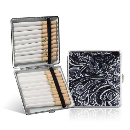 Metal cigarette case retro - metal,
