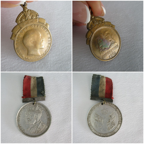 Antique coronation medals 1902 - coronation,