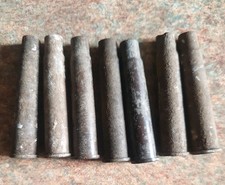 WW2 set of relic Lee Enfield british casings  for each year 1939 - 1945