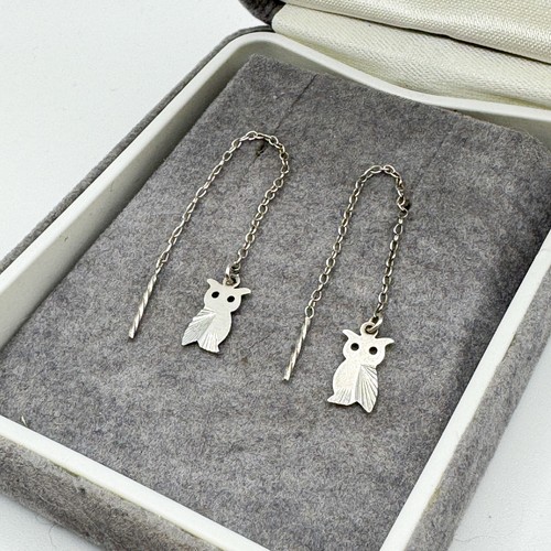 925 sterling silver owl - 925,