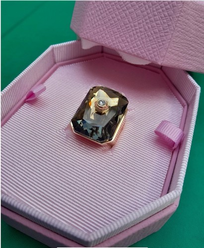 Swarovski numina grey - swarovski, gold