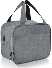 Lunch Bag Packed Lunch Box Thermal Bag Small Zipped Cooler Tote Bag Double