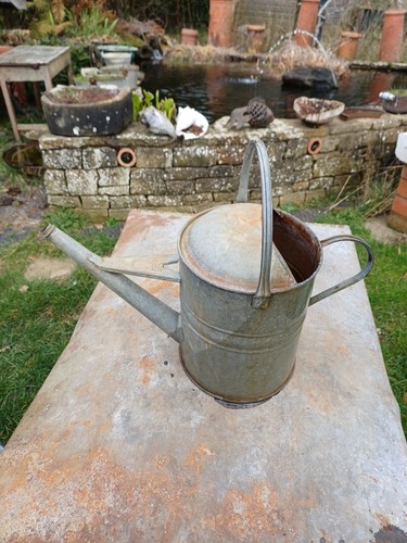 Vintage gallon galvanised - 2,