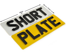 UK Pair of 14" Car Reg 3D 4D