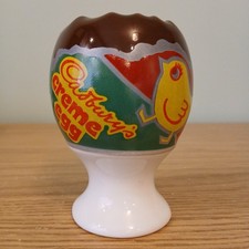 Vintage Retro Cadbury’s Creme Egg Chocolate Novelty Ceramic Egg Cup Easter