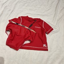 Burberry Red Swimwear Matching