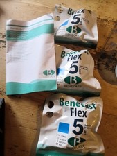 Benecast Semi-rigid Casting Tape, 3 Rolls 5cm x 3.6m, Blue, with instructions