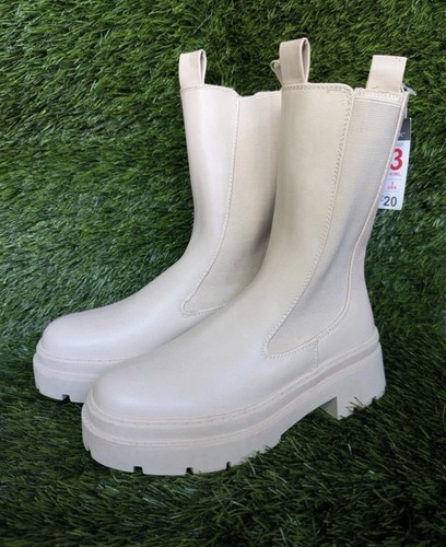 Primark cream chunky chelsea - primark,