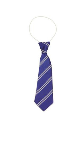 Royal and white elasticated - royal,