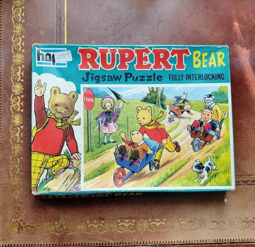 1973 rupert bear wheelbarrow - 1973,
