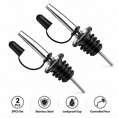 2pcs stainless steel oil - stainless,