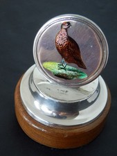 Antique Solid Silver Enamel