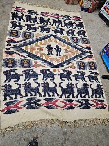 Vintage folk hand weaving - hand,