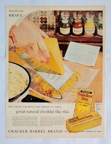 1950s cracker barrel cheddar - 1950s,