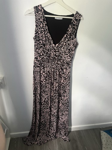 Women black pink floral v - floral,