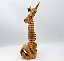 Hand Carved Wood Seahorse