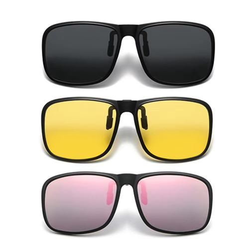 Polarized clip sunglasses - clip, on
