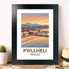 Pwllheli, Wales Travel Poster