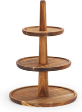 3 Tier Wooden Cupcake Stand