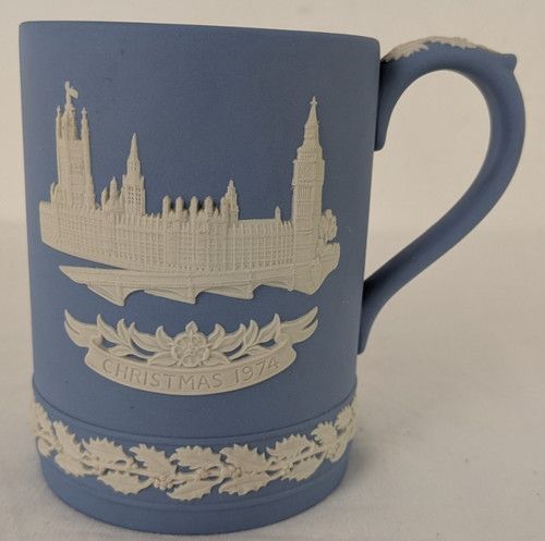 Wedgewood blue jasper mug - blue,