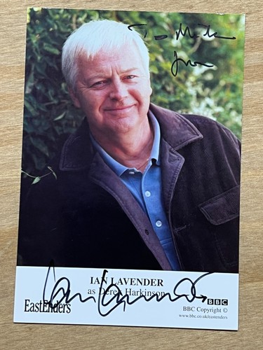 Hand signed eastenders cast - signed,