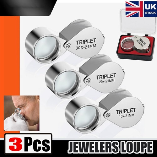 3pcs 30x jewelers loupe - 30x,