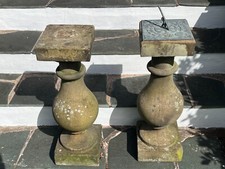 Pair of Antique Sandstone Balustrades