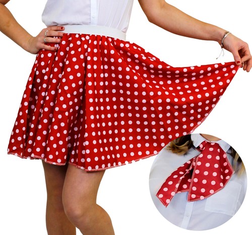 Polka dot skirt scarf - dot, &
