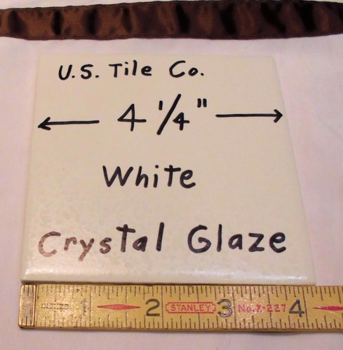White ceramic tile - 1,
