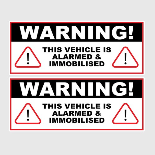 Vehicle alarm immobilised - vehicle, &