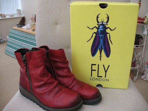 Fly london song leather boots - fly,