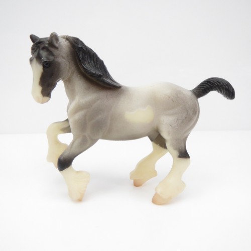 Blue roan clydesdale - blue, vintage
