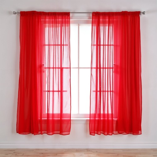 Plain voile net curtain - net, (2