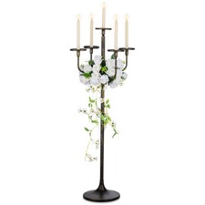 Black Floor Candelabra