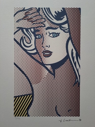 Roy lichtenstein signed nude - roy,