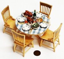 Dolls House Table & 4 Chair