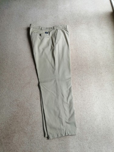 Men beige cotton - men's, chino