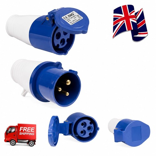 Amp 240v site trailing plug - 16,