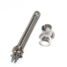 Water Immersion Heater Low Voltage 1/4" DN25 1Inch Thread Induction Heating Tube