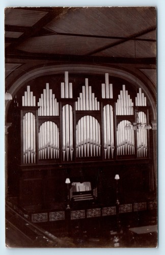 Postcard pipe organ - postcard,