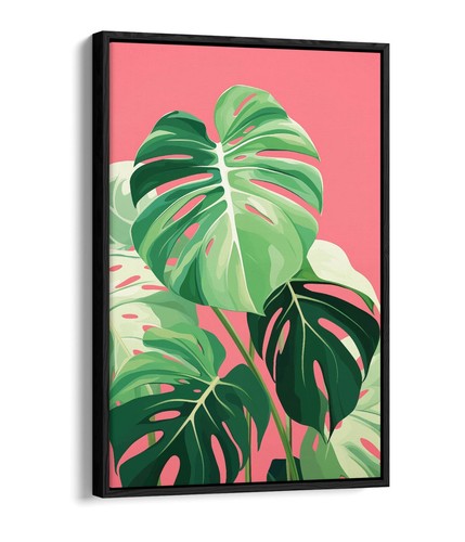 Monstera leaf trendy artwork - monstera,