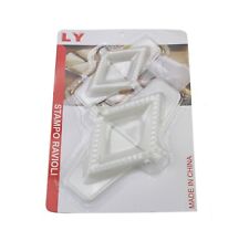 2 x TRIANGLE HINGED MOULD PRESS FOR SAMOSA RAVIOLI DUMPLING PIE MAKER 