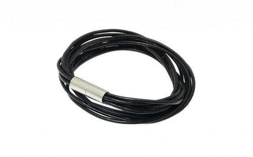 Black bracelet wrap around - bracelet,
