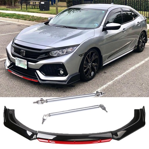 Front bumper lip spoiler - front,