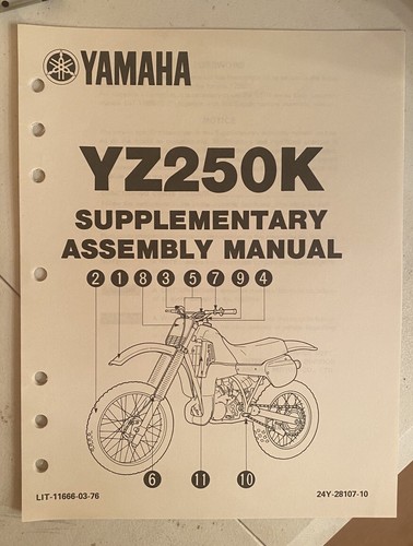 1983 yamaha yz250k - yz250k, two