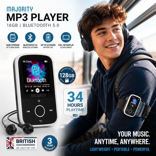 Majority 16gb bluetooth mp3 - 16gb,