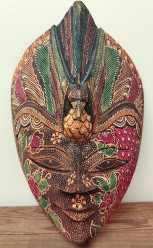 Estate vintage tribal art - tribal, mask