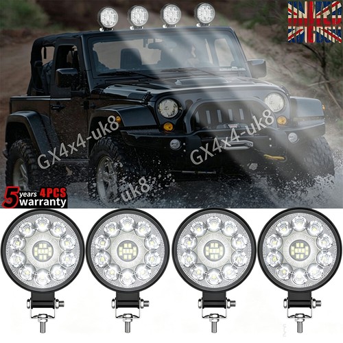 Four 280w round - led, work